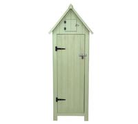 Wooden Garden Storage Shed - Green Monstershop Green One Size