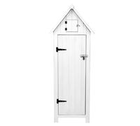 Monster Shop Wooden Garden Shed - White, White