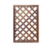 Wooden Garden Trellis Topper - Slatted Fence Border Divider for Indoor/Outdoor Decor, Perfect for Home Gardens (60x90cm) - Durable, Stylish Plant Support