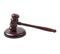 Wooden Gavel and Block Set, Auction Hammer for Lawyers, Handcrafted Courtroom, Legal Ceremonial Gavel Set, Beechwood Judge Gavel with Sound Block (9.8 Handle)
