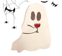 Wooden Ghost Decor, Halloween Decorations Ghost Wood | Cute Ghost Signs | Halloween Decorations, Indoor Ghost Sign, Tiered Tray Decor for Fireplace, Tabl