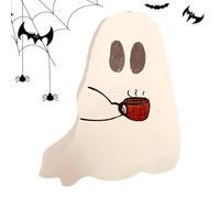 Wooden Ghost Halloween Decorations, Wooden Ghost Halloween Decorations, Cute Ghost Signs | Rustic Multi-Tiered Tray, Decorations, Indoor Farmhouse, Decor