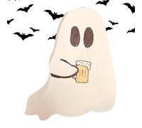 Wooden Ghost Halloween Decorations, Wooden Ghost Halloween Decorations, Cute Ghost Signs | Rustic Multi-Tiered Tray, Decorations, Indoor Farmhouse, Decor