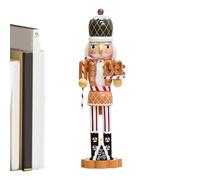 Wooden Gingerbread Christmas Decorations | Wooden Gingerbread Figures Decor - Festival Holiday Desk Display Ornament Figurines Doll for Shelf Entry Cabinets Desktop Table Windowsills Fireplace