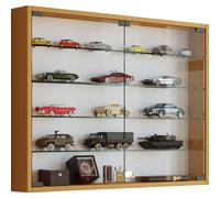 Wooden Glass Hanging Display Case Wall Display Case Collectible Deco Collector Display Case Mandosa L