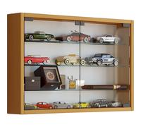 Wooden Glass Hanging Display Case Wall Display Case Collectible Deco Collector Display Case Mandosa M