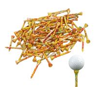 Wooden Golf Tees | Colored Golf Tees For Training,Golf Ball Support Accessories 50 Bit & Exercise Equipment For Adults