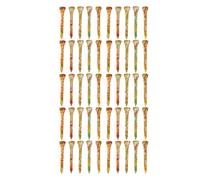 Wooden Golf Tees, Portable Golf Training Tee, Pack of 50 Golf Ball Holder Accessories with Swing Training Aid for Men and Women