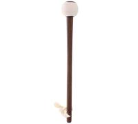 Wooden Gong Mallet for Chimes with Ergonomic Handle | Soft Attack, Smooth Wood Finish, White Minimalist Style, Suited to Long Practice or Live Sets