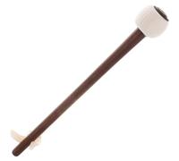 Wooden Gong Mallet with Soft Attack for Chimes and Singing Bowls | Wood Handle, Smooth White Finish, , Live Sessions and Recording Use, Boys and Girls and School Percussionists
