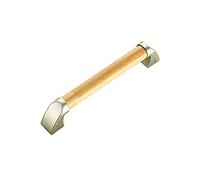 Wooden Grab Bar Safety Support Handrail Rails Stairs and Corridor Stairs Waterproof Anti-Slip for Bath and Showers for Disabled and Elderly (Size:34cm/13.39inch)
