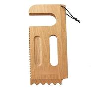 Wooden Grill Scraper - Solid Wood BBQ Grill Grate Cleaner, Bristle-Free Safe Grill Cleaning Tool for Outdoor