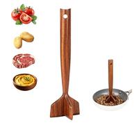 Wooden Ground Beef Masher, Heavy Duty Meat Chopper for Ground Beef,Heat Resistant Hamburger Smasher Tool,Non-Scratch Meat Grinder for Nonstick Cookware,Ergonomic Meat Masher for Beef, Turkey, Sausage