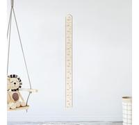 Wooden Growth Chart for Wall - Kids Height Ruler Measurement Chart - Track Children and Toddler Growth Progress - Rustic Solid Wood Growth Chart Decor for Nursery, Baby to Teen Room