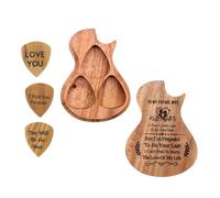 Wooden Guitar Picks, 3 Pack Wooden Guitar Picks, Guitar Picks and Accessories Personalized for the Perfect Gift,D