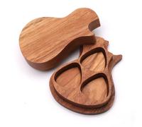 Wooden Guitar Picks | Wooden Gift Box for Acoustics - Electric, Bass and Cool Guitar Accessories for Music Teachers and Students