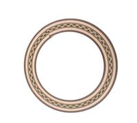 Wooden Guitar Rosette Gxb05 Acoustic Sound Hole Decorative Brown | Wave Pattern Design, One Piece Set, Guitar Parts Accessory, for Classical Instrument, Not Easy to Crack