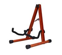Wooden Guitar Stand Adjustable Folding Holder for Various Acoustic Electric Instruments Mahogany