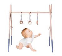 Wooden Gym Frame, Wooden Baby Play Toys, New Borns Gym Toy Pine Frame, Folding New Borns GymToy, Wood Entertainment Products for Baby Room, Nursery Room, Early Childhood Education Center