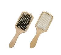 Wooden Hair Brush Comb Large Paddle Scalp Massage Brush