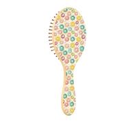 Wooden Hair Brush Cute Donuts with Sprinkles and Icing Colorful Wooden Paddle Brush For Hair Wood Brush For Hair Wooden Message Brush