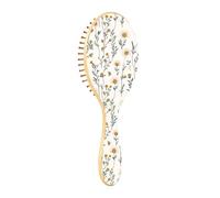 Wooden Hair Brush Little Beauty Daisy Country Paddle Hair Brushes For Women Wooden Brush For Hair Growth Hair Massage Brush
