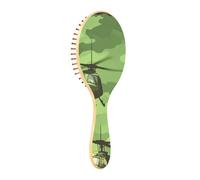 Wooden Hair Brush National Vietnam War Veterans Day Army A Helicopter_4 Wooden Paddle Brush Wooden Brush For Hair Wooden Message Brush