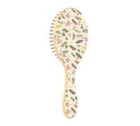 Wooden Hair Brush Paddle Brushes For Natural Hollies and Berries