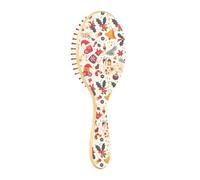 Wooden Hair Brush Paddle For Women Brushes Massage Christmas Elements