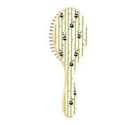 Wooden Hair Brush Wood Paddle Brush Wood Brush For Hair Wooden Message Brush Giant Panda Climbing