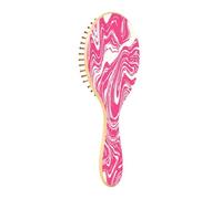 Wooden Hair Brush Wooden Paddle Brush Wood Brush For Hair Natural Wood Brush Marble Wave (12)