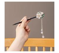 wooden hair pins Retro Flower Tassel Hairpin