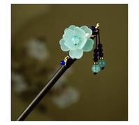 wooden hair pins Sweet Peach Flower Hairpin