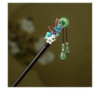 wooden hair pins Sweet Peach Flower Hairpin