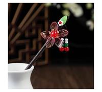 wooden hair pins Winding Flower Hair Stick