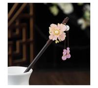 wooden hair pins Winding Flower Hair Stick