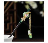wooden hair pins Winding Flower Hair Stick