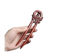 Wooden Hair Sticks Forks U Shaped Hairpins Clips Flower Headpiece for Women Girls Hair Bun Maker Retro Fashion Hairclips(Color2)