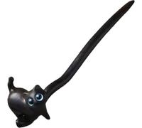 Wooden Hair Sticks with Cute - Handmade Hairpins, Vintage Hair Chopsticks for Updos, Chinese Hairpin Fortune Cat