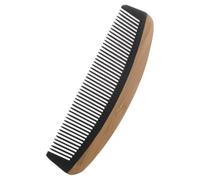 Wooden Hair Styling Comb A4 Fine Tooth Detangling Brush | Solid Bamboo Build, Gentle Massage Teeth, Pocket Friendly Size, for Women and Long Hair Travel Grooming