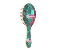 Wooden Hairbrush Biohazard Warrior Wasteland Punk Paddle Hairbrush For Women Wood Brush For Hair Massage Hair Brush