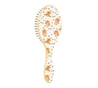 Wooden Hairbrush Paddle Hair Brush For Women Wooden Hairbrush For Women Massage Hair Brush Cute Tigers Pattern White Background