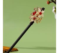 Wooden Hairpins, Hair Stick Pins, Vintage Wood Chinese Hair Stick Pins, Handmade Party Hair Bun Chinese Hair Fork(Style A)