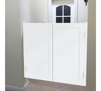 Wooden Half Swing Doors for Cafe & Room Divider - Auto-Close Hinges & Two-Way Opening - Indoor White Interior Doors (32/34/36/38" - 106 * 100cm)
