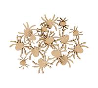 Wooden Halloween Spider Multiple Sizes - MDF Craft Shape Blank Decoration Embellishments Laser Cut DoodleTech (Size: 60mm / Pack: 25)