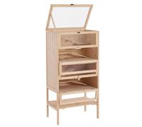 Wooden Hamster Cage Small Animals Pet Rodent Mouse Guinea Pig Play Exercise