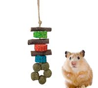 Wooden Hamster Chews - 50g Healthy Teether Toy, Pet Chewing Toy for Small Animals | Versatile Hamster Ferret Hedgehog Degu Chinchilla Cage Fun for Care Fun Enrichment Play Activity Daily Use