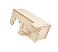 Wooden Hamster Hideouts Cave House Great For Creating A Fun Environment For Small Animal Hideaways Cage Decors Dwarf Hamster Cage