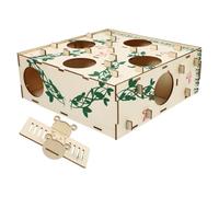 Wooden Hamster Maze for Mice, Play and Rest Platform | Fun Exercise Design, Bite and Scratch Resistance, Small PET Play Use, Gerbil Run Compatible