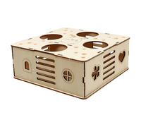 Wooden Hamster Maze Tunnel and for Small Animals, Entertaining and Keeping Physically Healthy, Pet Plaything for Hamsters and Guinea Pigs for Hamsters Guinea Pigs